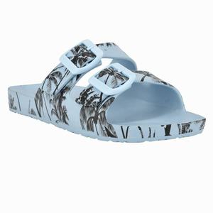 Nine West Splash Flat Slides - Blue - Ireland (TZ8473516)